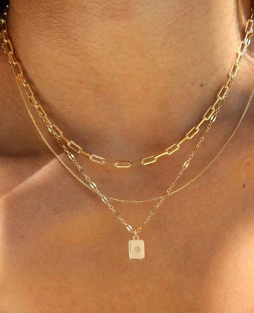 Set Gold Tone Multi-Layer