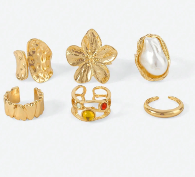Rhinestone Design Rings