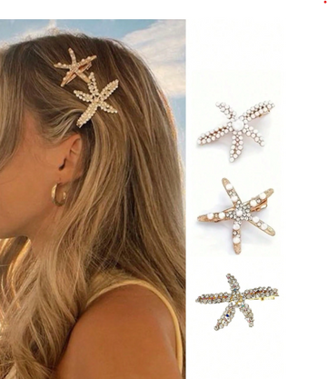 Starfish Shaped Hair Clip