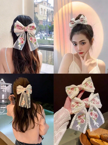 Ribbon Bow Hair Clip