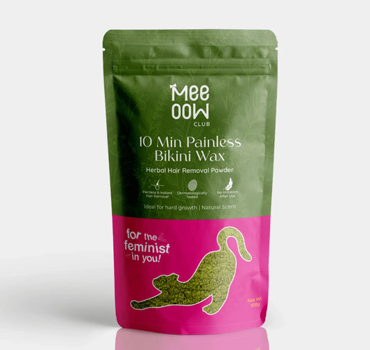 4-in-1 Turmeric Bikini Hair Removal Wax Powder Mask | Fee Delivery